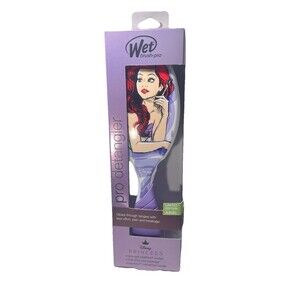 DISNEY PRINCESS ARIEL Limited Edition Wet Brush Pro Hair Detangler Purple New